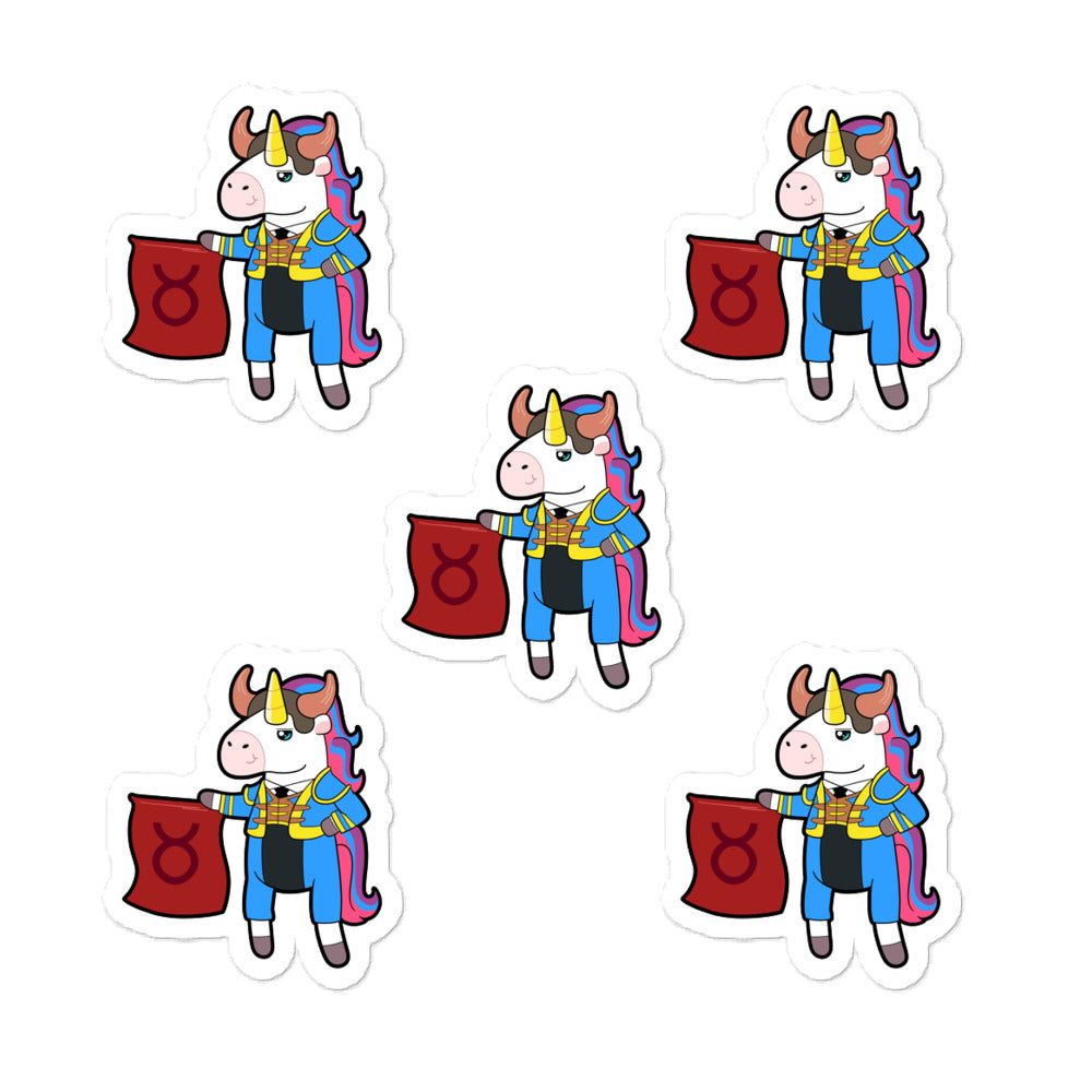 Taurus Unicorn Sticker Set
