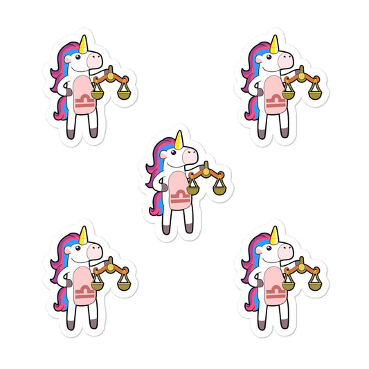 Libra Unicorn Sticker Set by #unicorntrends