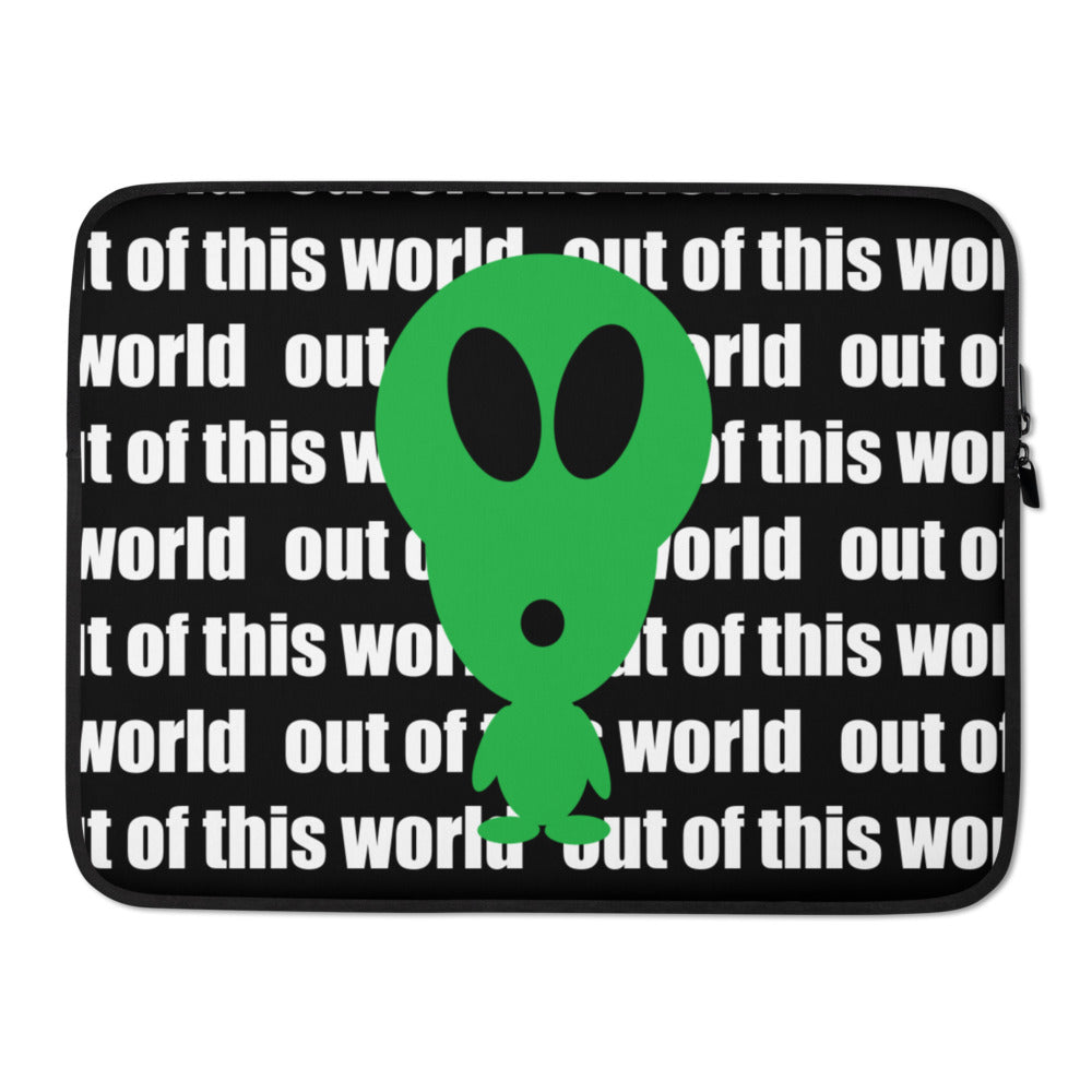 Alien Laptop Sleeve by #unicorntrends
