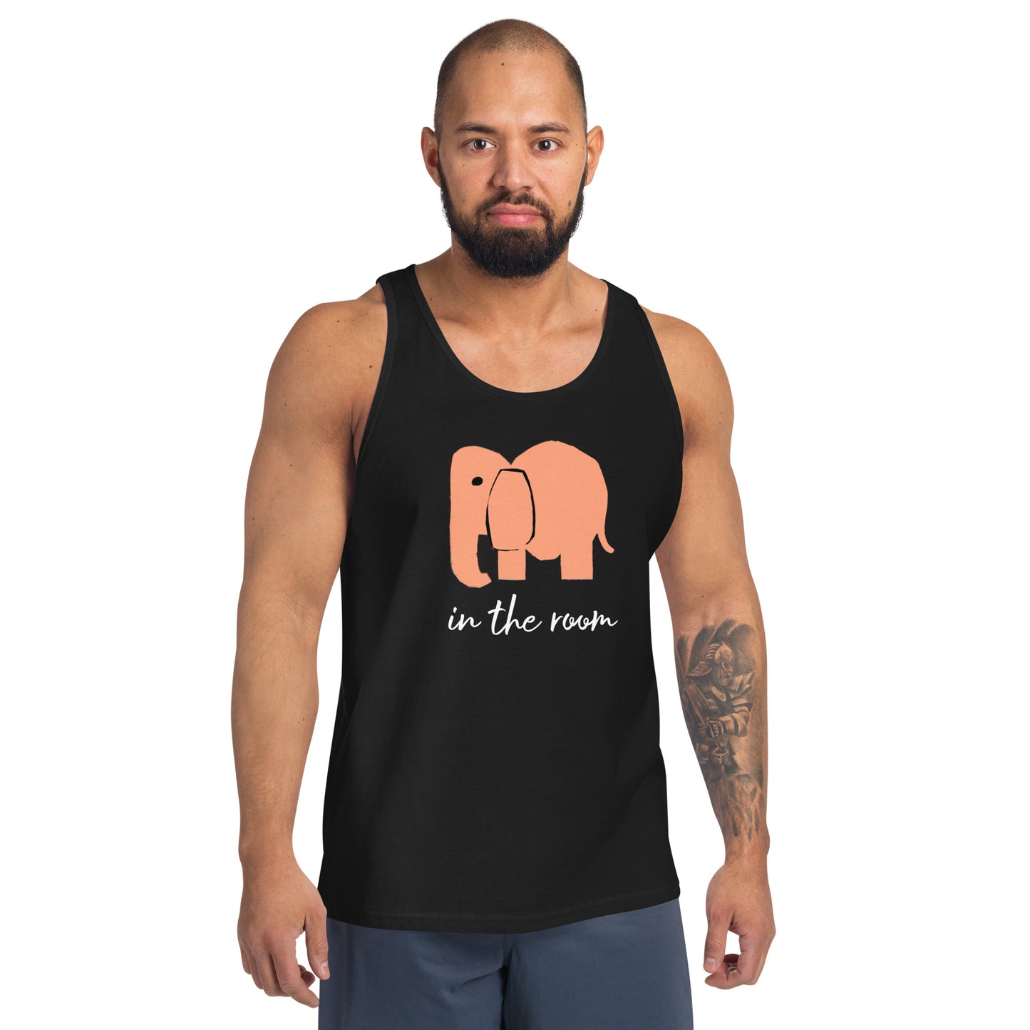 Elephant in the Room Unisex Tank Top by #unicorntrends
