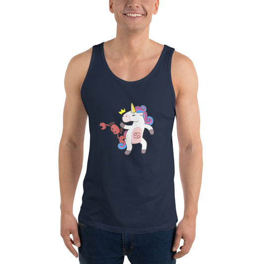 Cancer Unicorn Unisex Tank Top by #unicorntrends