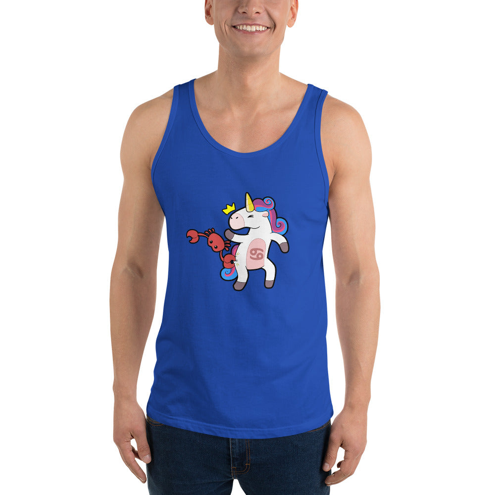 Cancer Unicorn Unisex Tank Top by #unicorntrends