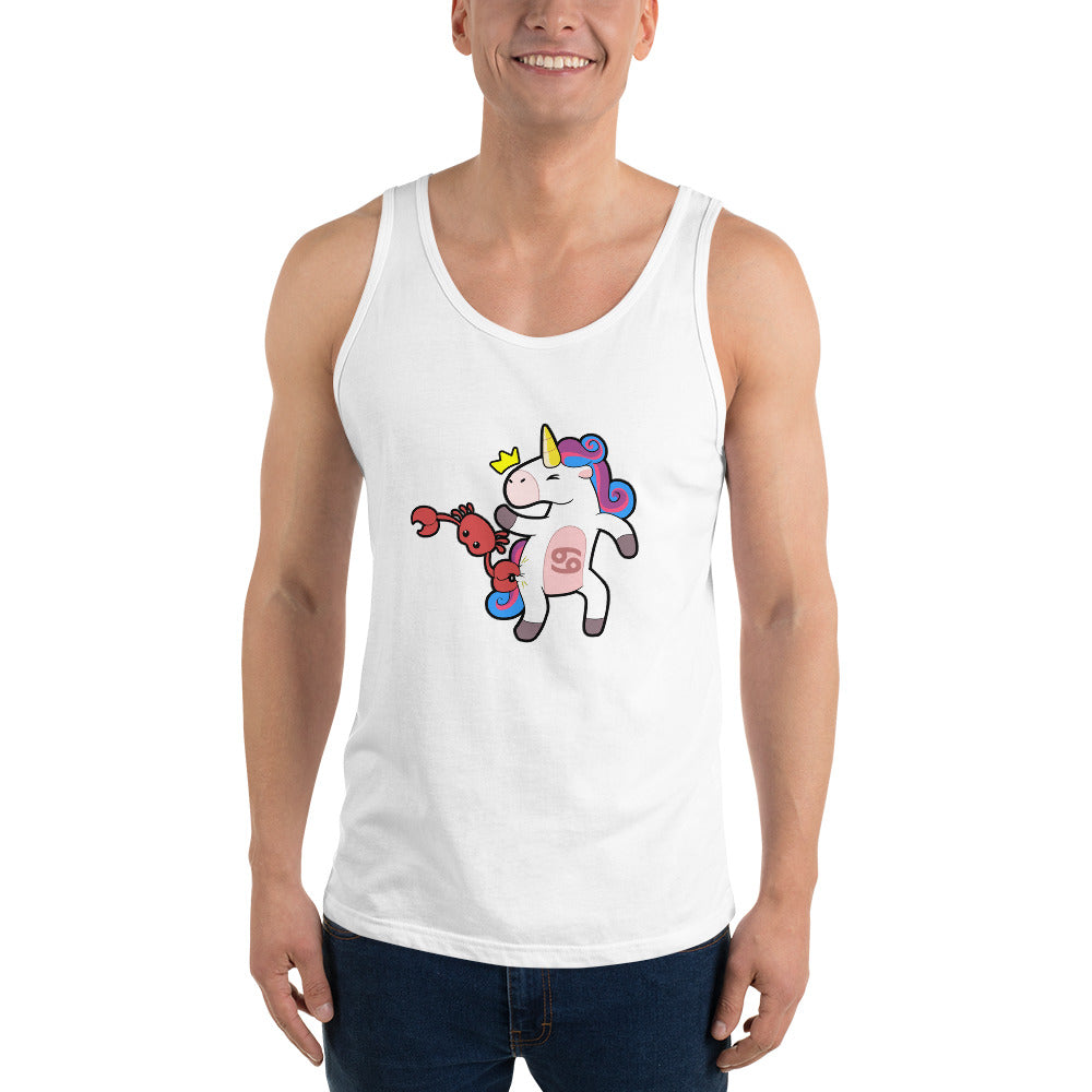 Cancer Unicorn Unisex Tank Top by #unicorntrends