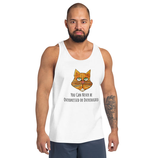 You Can Never be Overdressed or Overeducated Oscar Wilde Tank Top by #unicorntrends