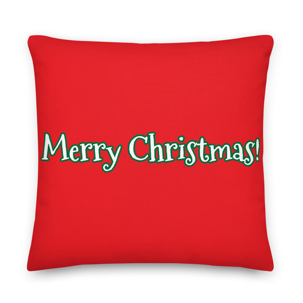 Merry Christmas Santa's Unicorn Helper Premium Pillow