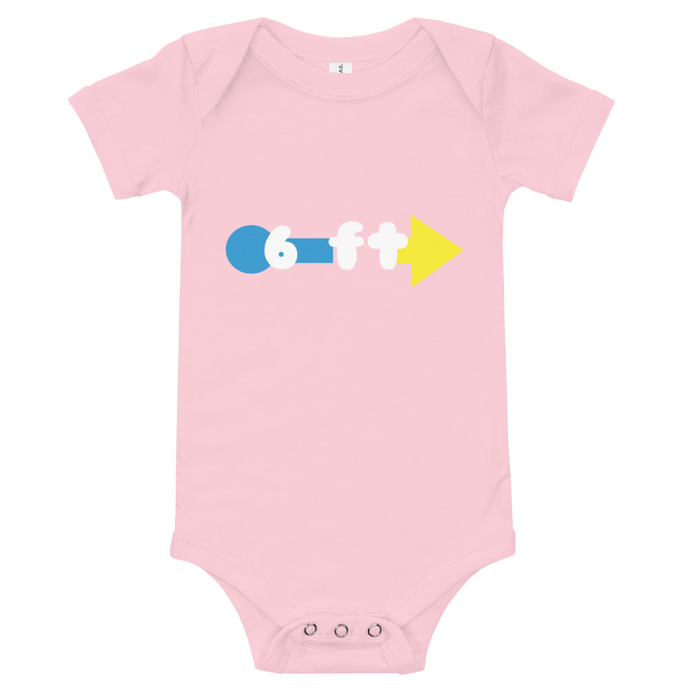 Social Distancing 6ft Radius Onsie by Sovereign