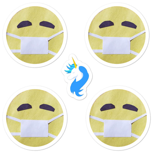 Face Mask Sticker Set by #unicorntrends