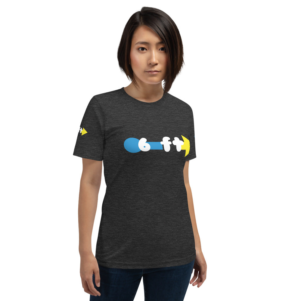 6 ft Radius Unisex T-Shirt by Sovereign