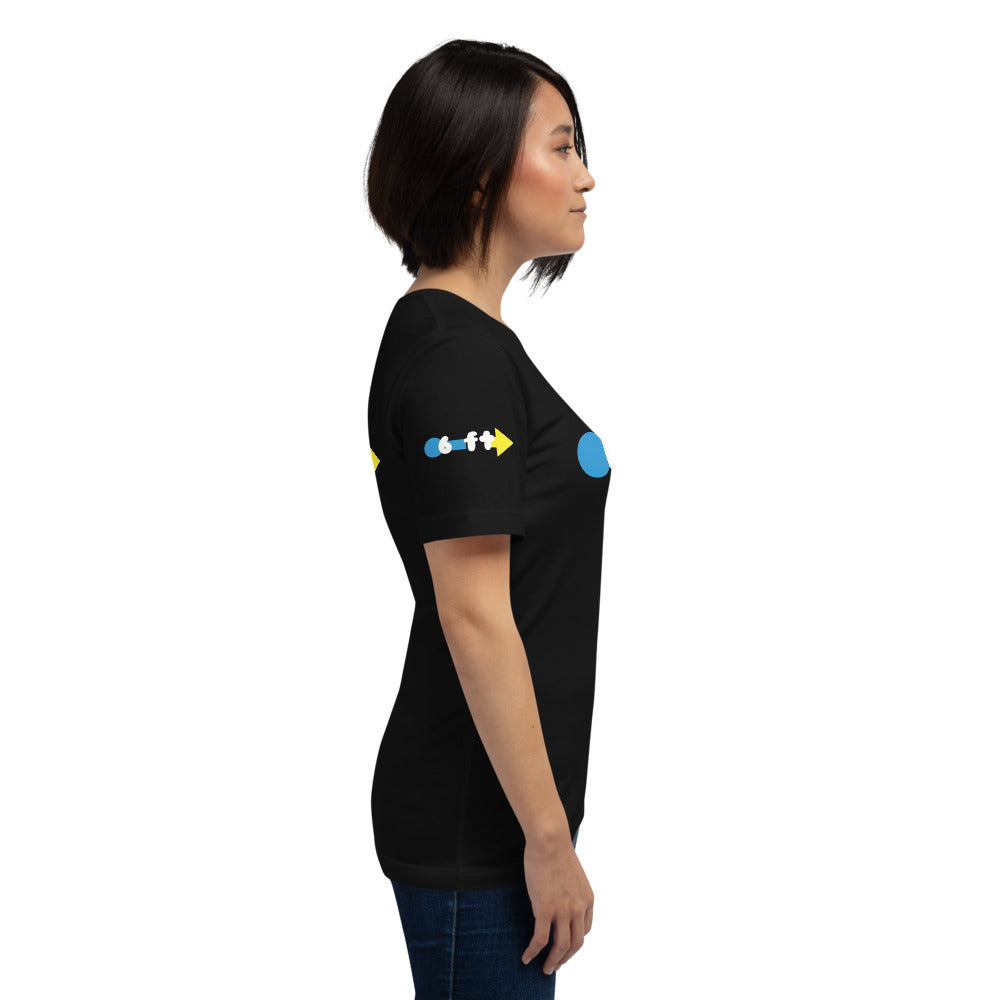 6 ft Radius Unisex T-Shirt by Sovereign