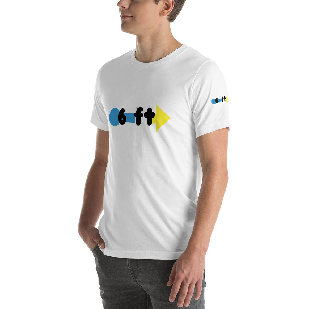 6 ft Radius Unisex T-Shirt by Sovereign