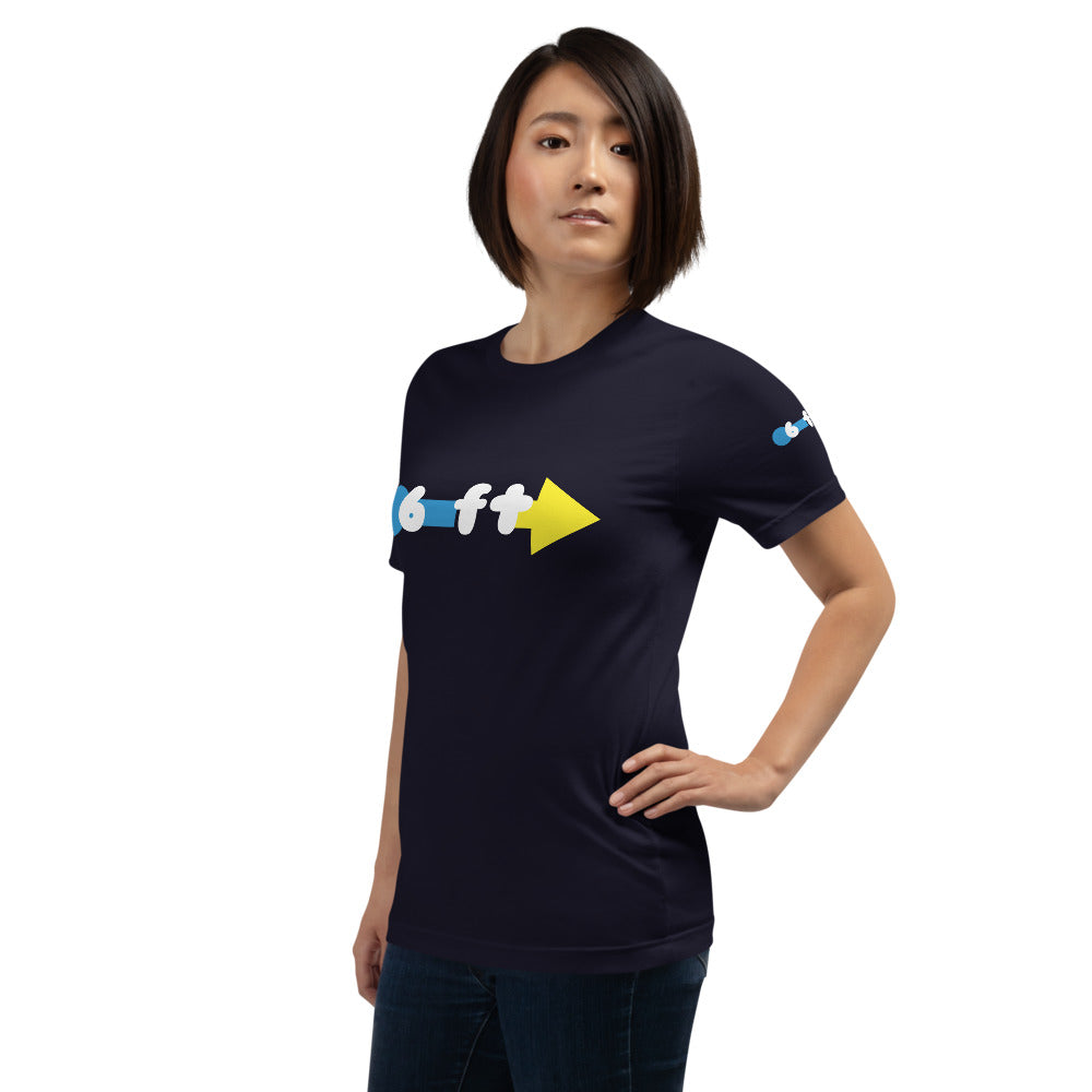 6 ft Radius Unisex T-Shirt by Sovereign