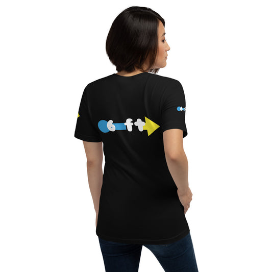 6 ft Radius Unisex T-Shirt by Sovereign