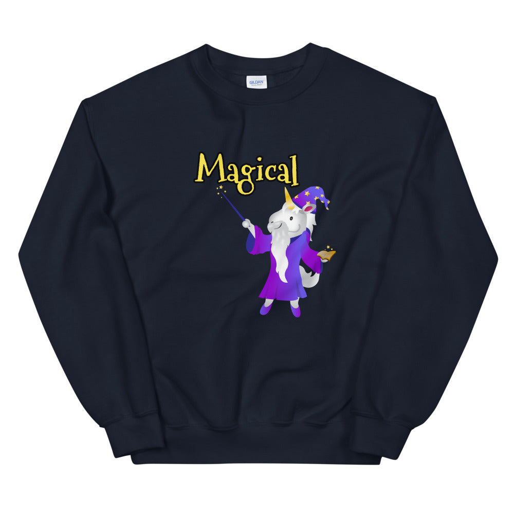 Magical Unicorn Wizard Sweat Shirt by Sovereign