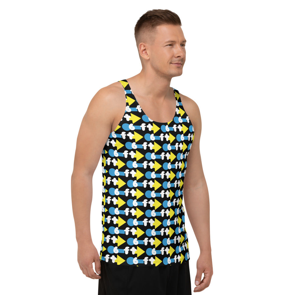Six Feet Please All Over Unisex Tank Top