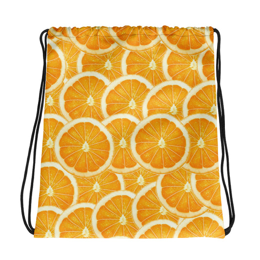 Things that Rhyme with Orange Drawstring Bag
