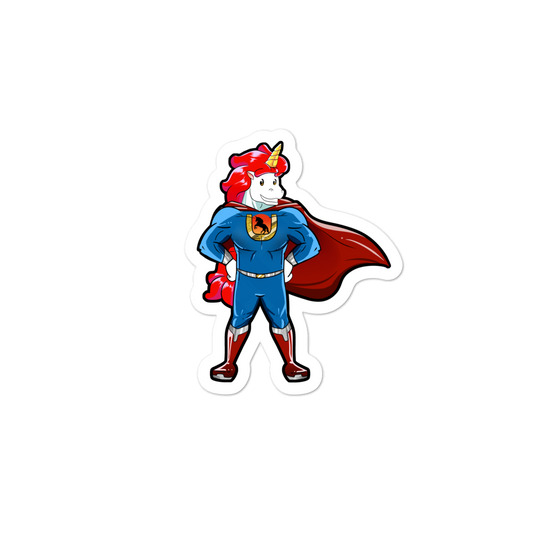 Unicorn Super Hero Sticker by #unicorntrends