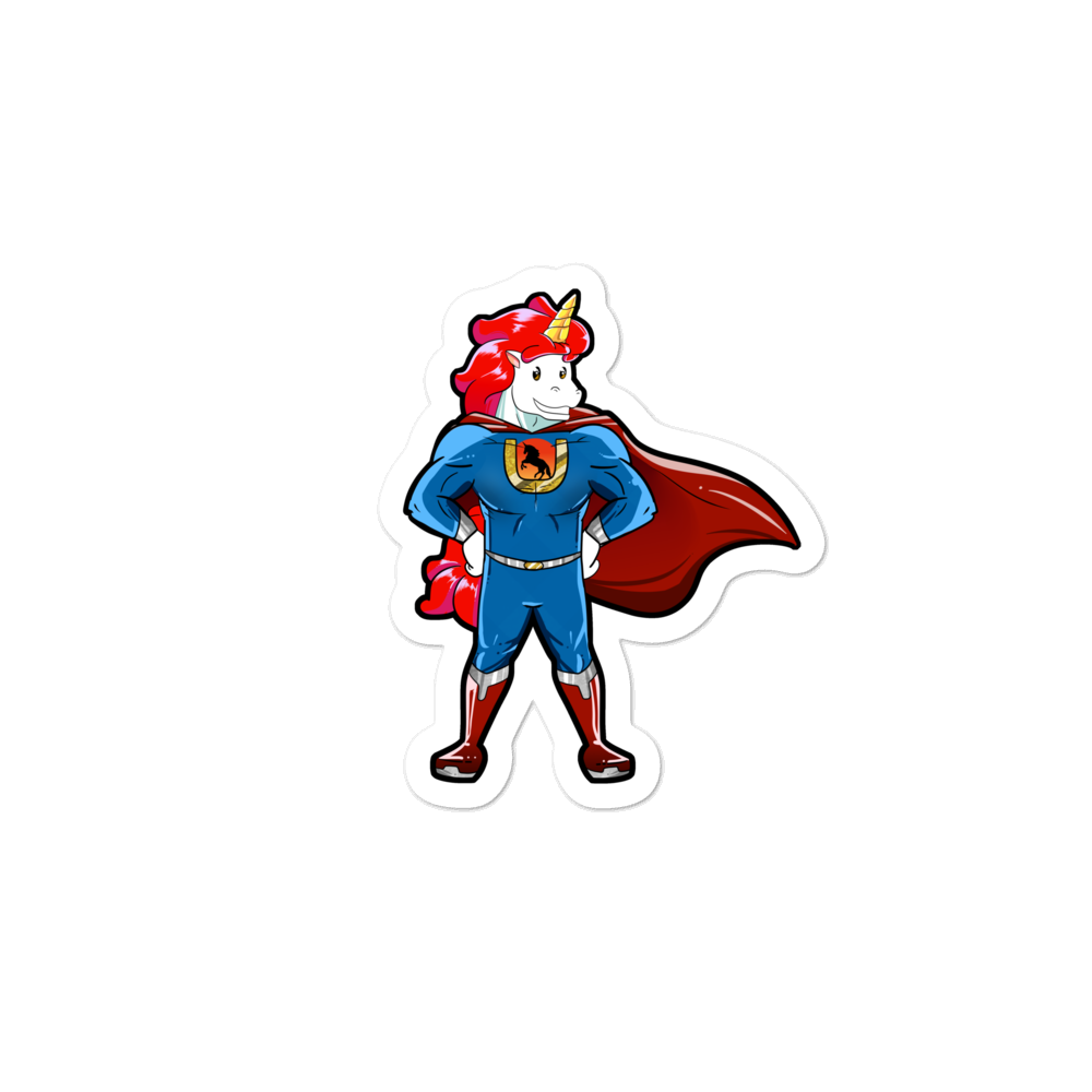 Unicorn Super Hero Sticker by #unicorntrends