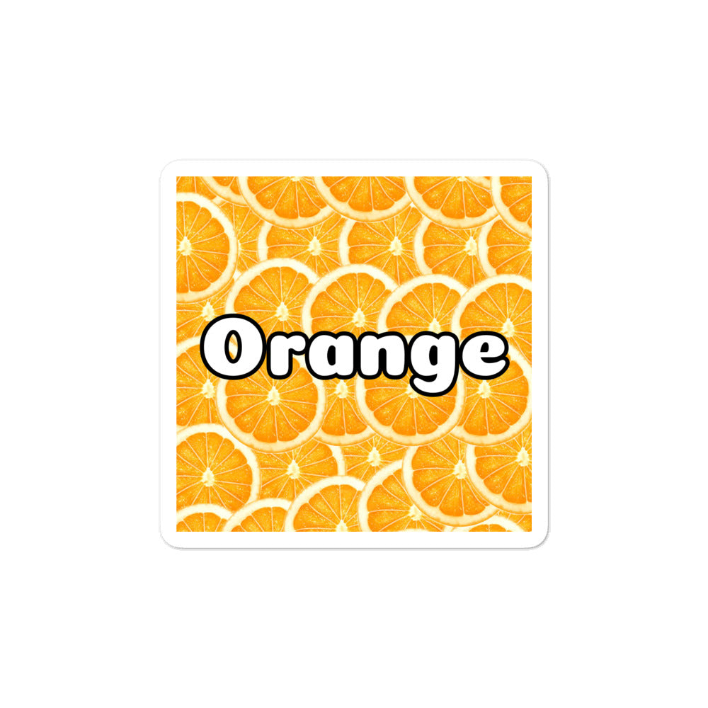 Another Thing that Rhymes with Orange Sticker