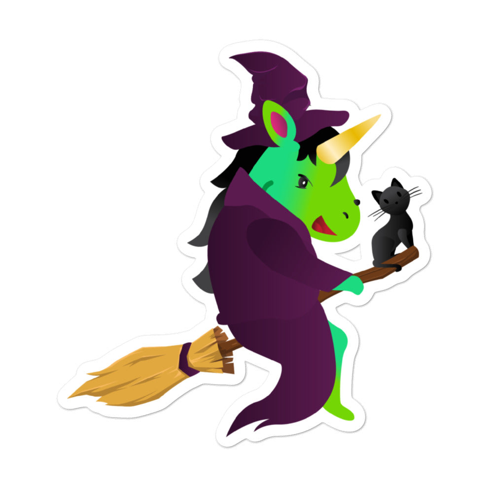 Unicorn Witch Stickers by Sovereign