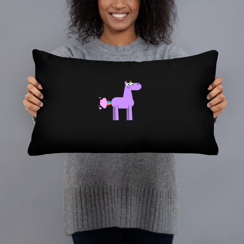 Unicorn Farts Decorative Pillow by Be a Unicorn