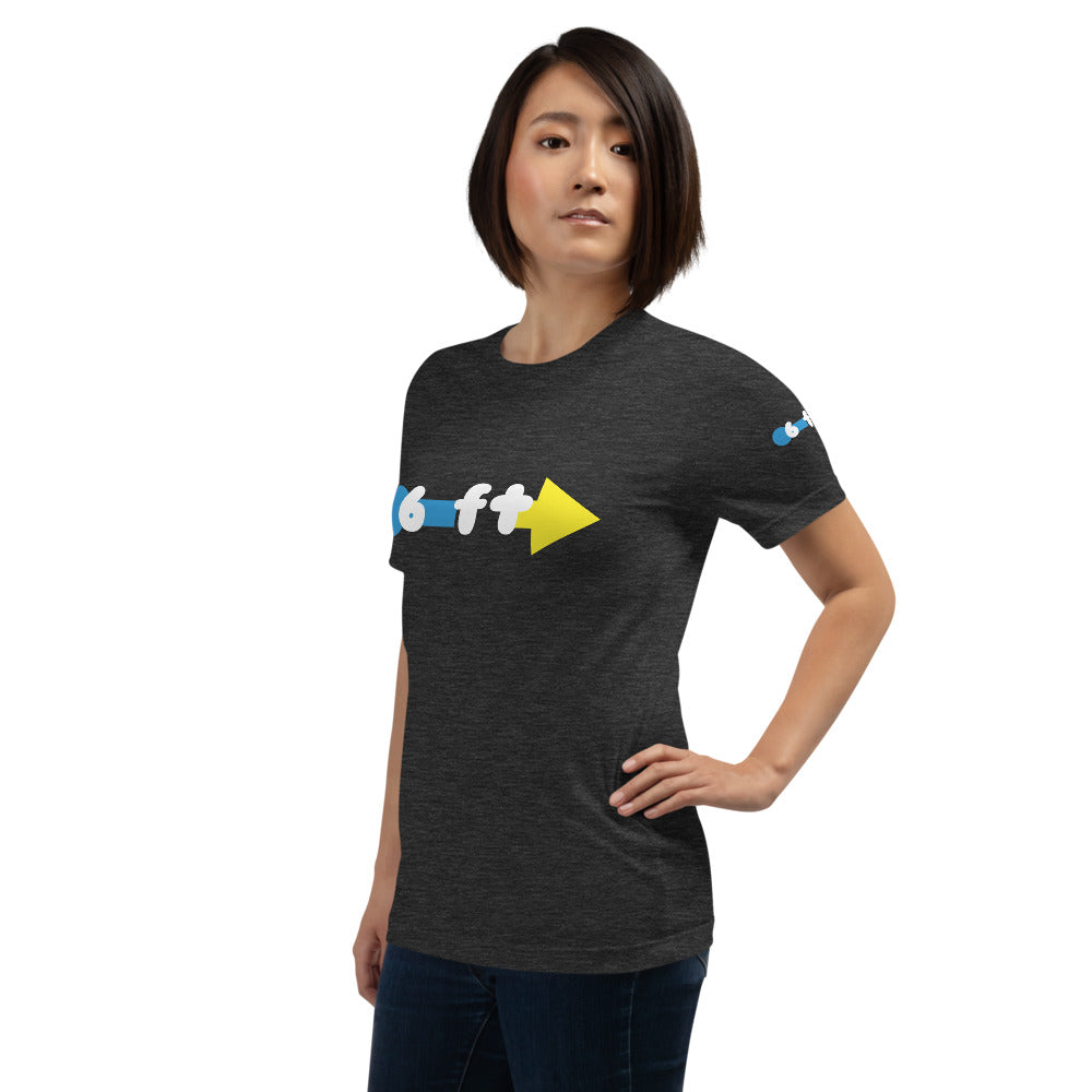 6 ft Radius Unisex T-Shirt by Sovereign