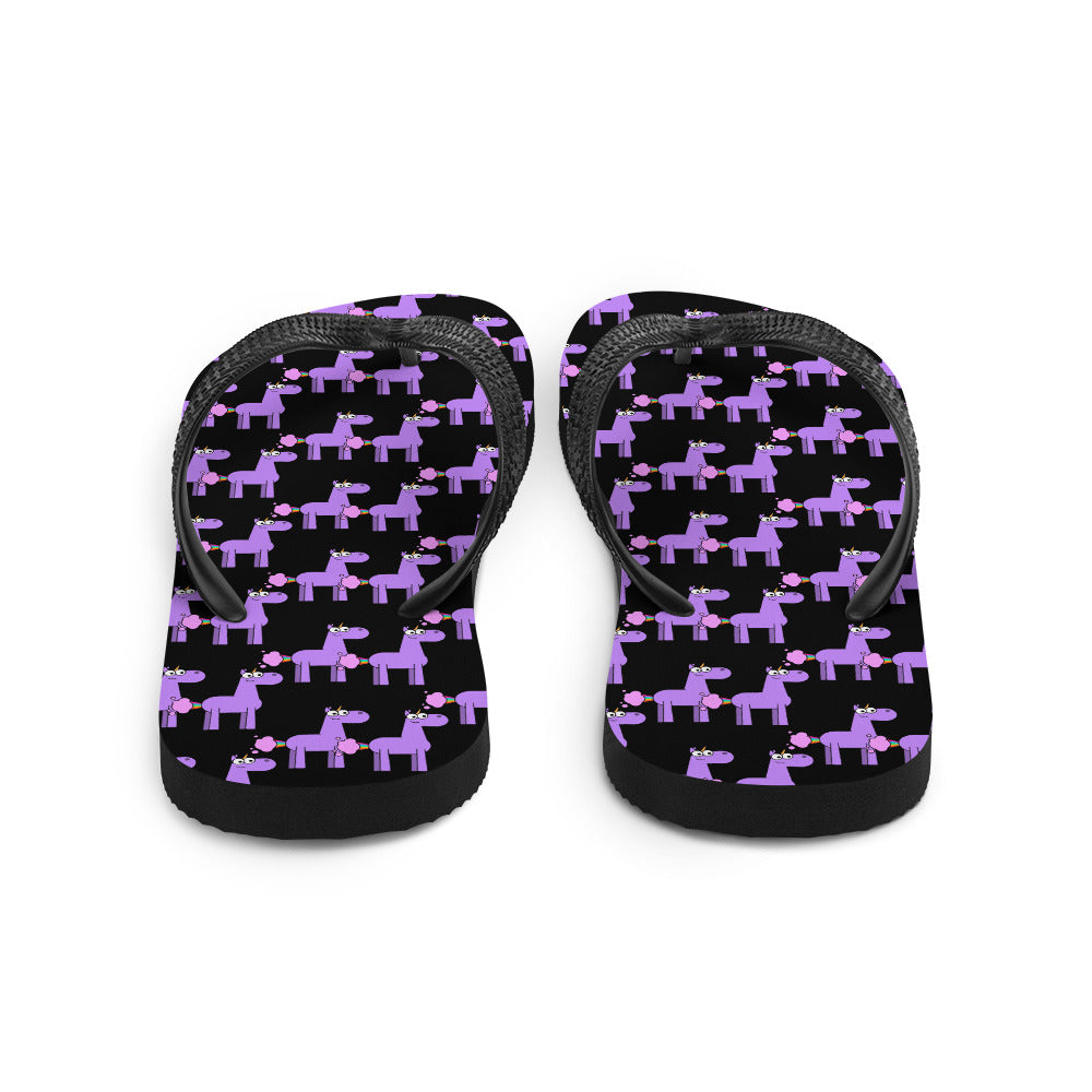 Unicorn Fart Flip-Flops by Be a Unicorn