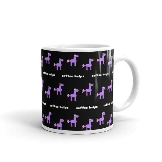 Coffee Helps Unicorn Farts Mug by Be a Unicorn