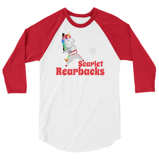 Unicorn Baseball League "Scarlet Rearbacks" Team Shirt by Sovereign