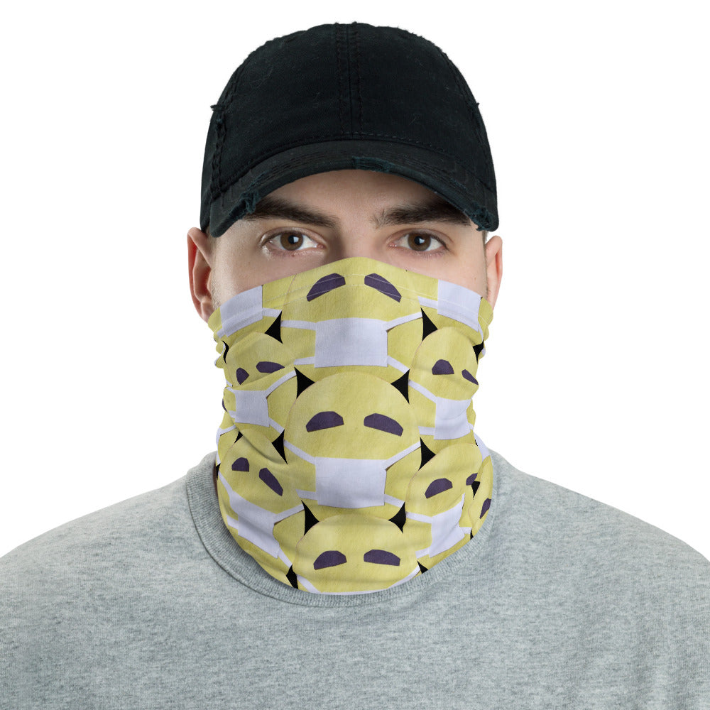 Face Mask Emoji Neck Gaiter by #unicorntrends