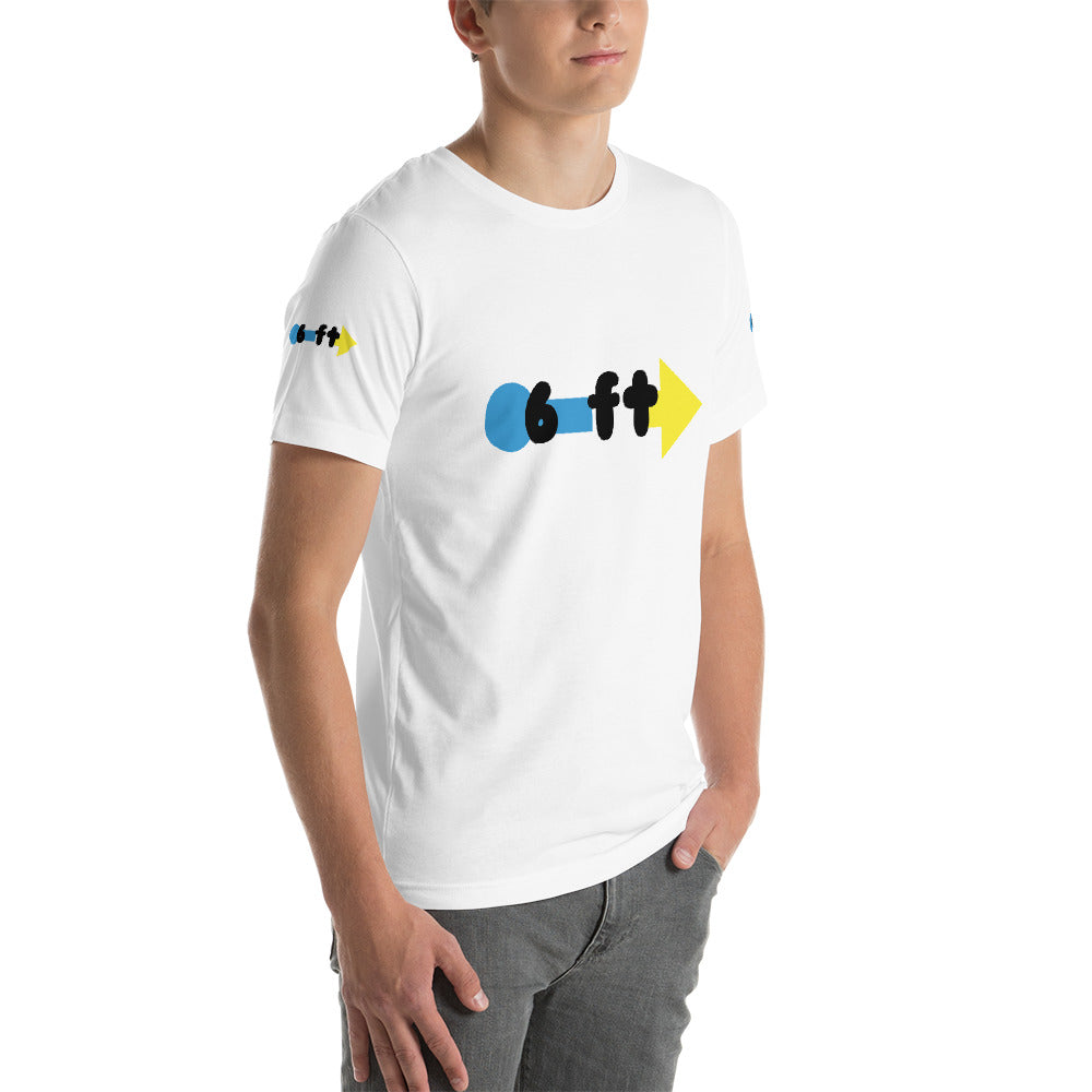 6 ft Radius Unisex T-Shirt by Sovereign