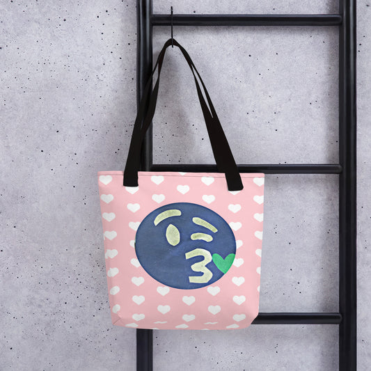 The Opposite of This Emoji Tote Bag by #unicorntrends
