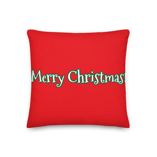 Merry Christmas Santa's Unicorn Helper Premium Pillow