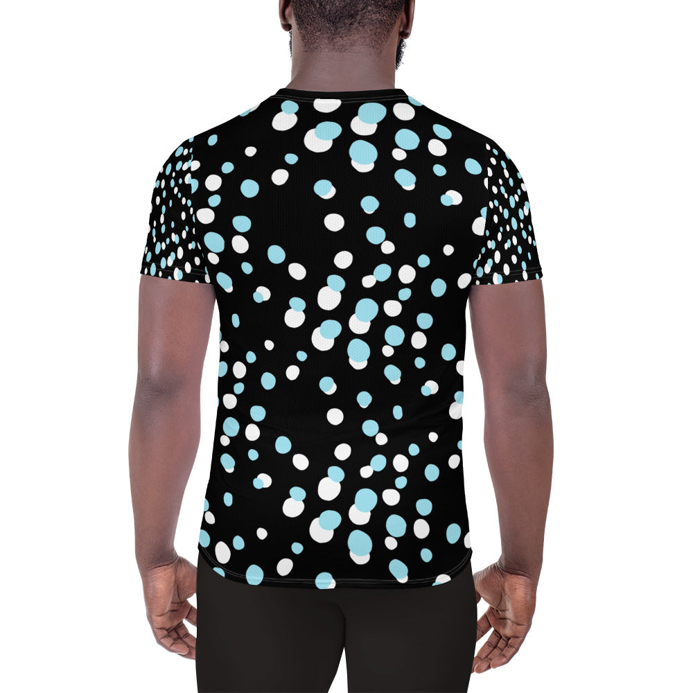 Wash you Hands All-Over Print Men's Athletic T-shirt by Sovereign