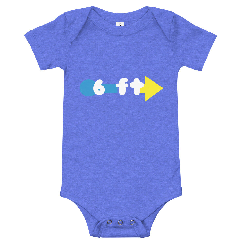 Social Distancing 6ft Radius Onsie by Sovereign