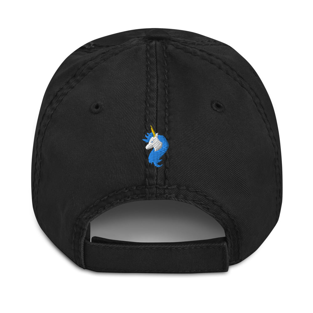 Kissy Face Distressed Dad Hat by #unicorntrends