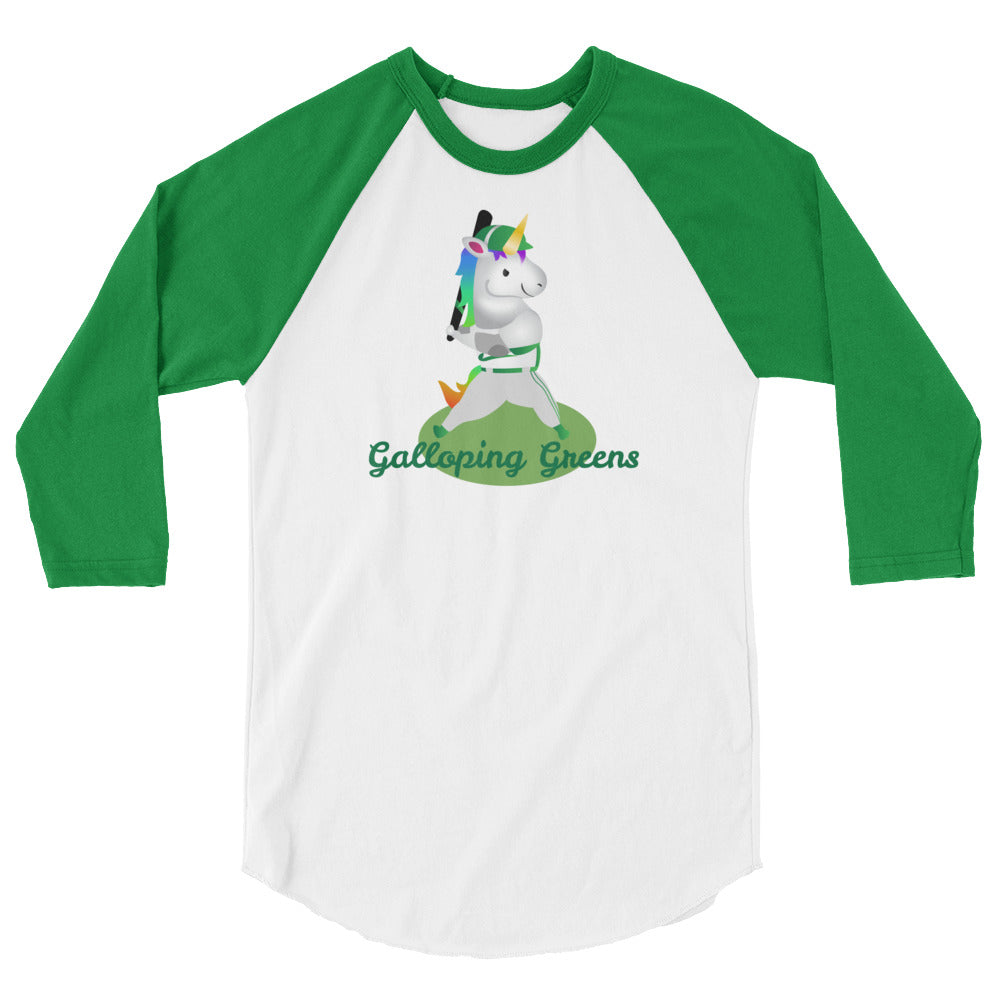 Unicorn Baseball League "Galloping Greens" Team Shirt by Sovereign