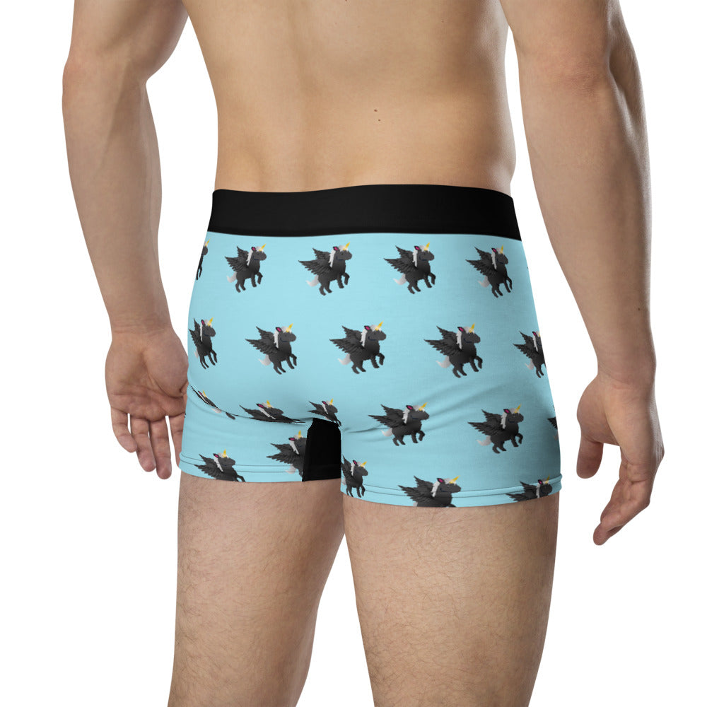 Black Pegasus Unicorn Boxer Briefs by Sovereign