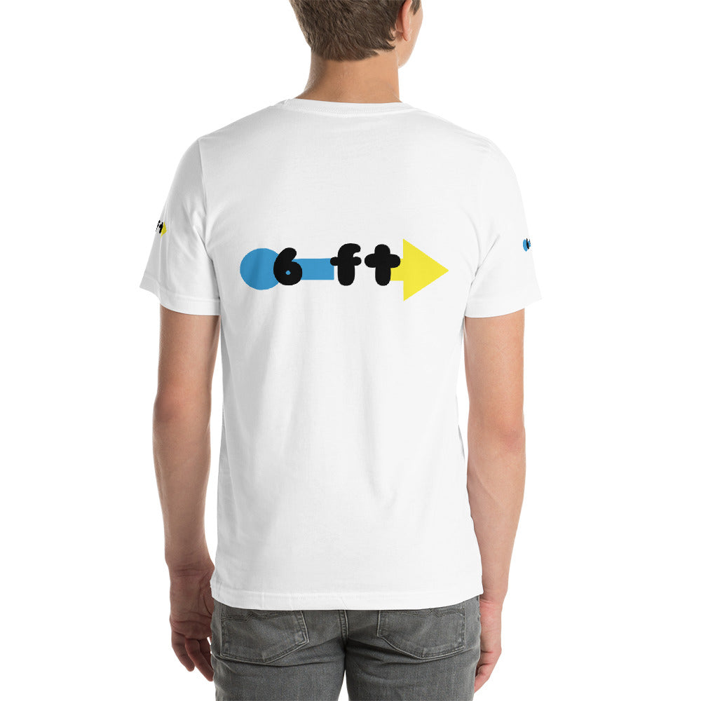 6 ft Radius Unisex T-Shirt by Sovereign