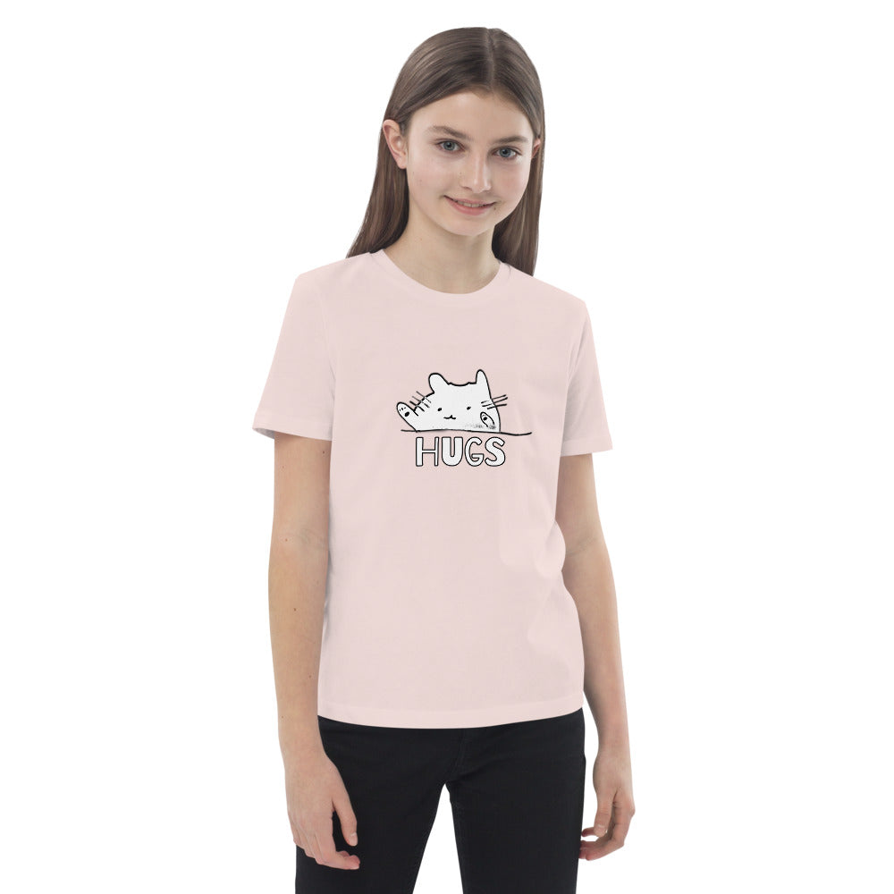 Hugs Organic Cotton Kids T-shirt by #unicorntrends