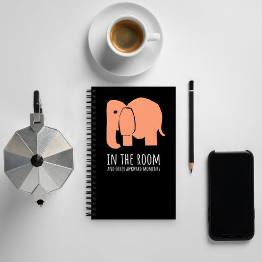 Elephant in the Room Spiral Notebook by #unicorntrends