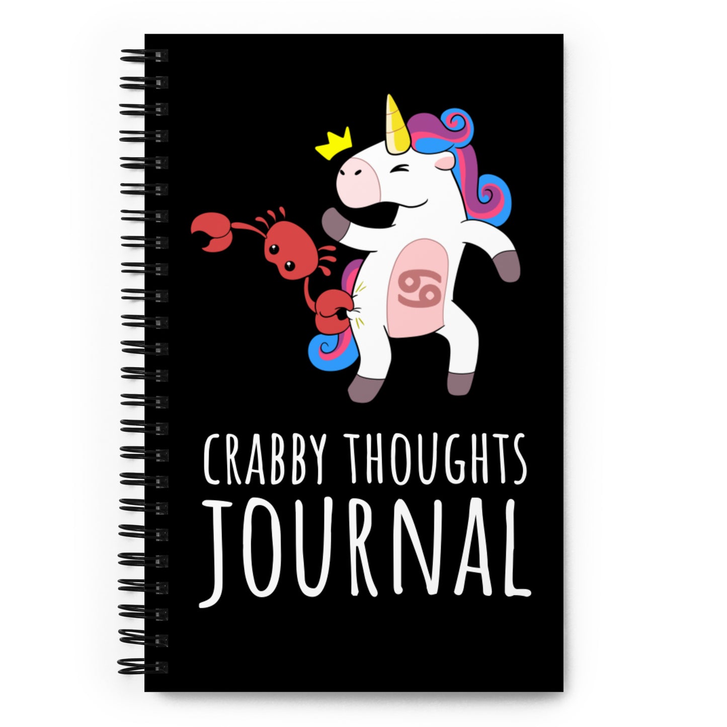 Unicorn Cancer Spiral Notebook by #unicorntrends
