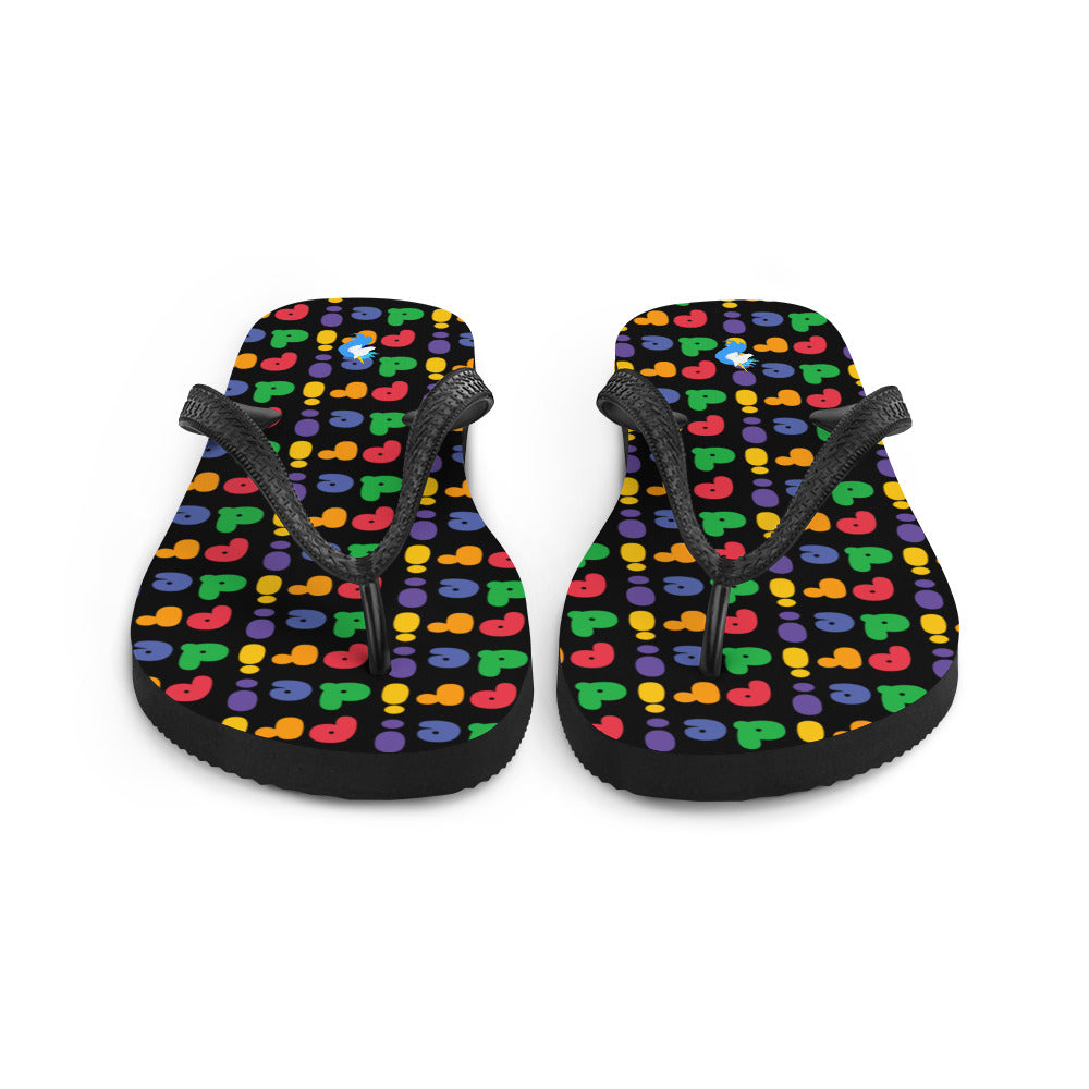 Unicorn Pride Flip Flops by Sovereign