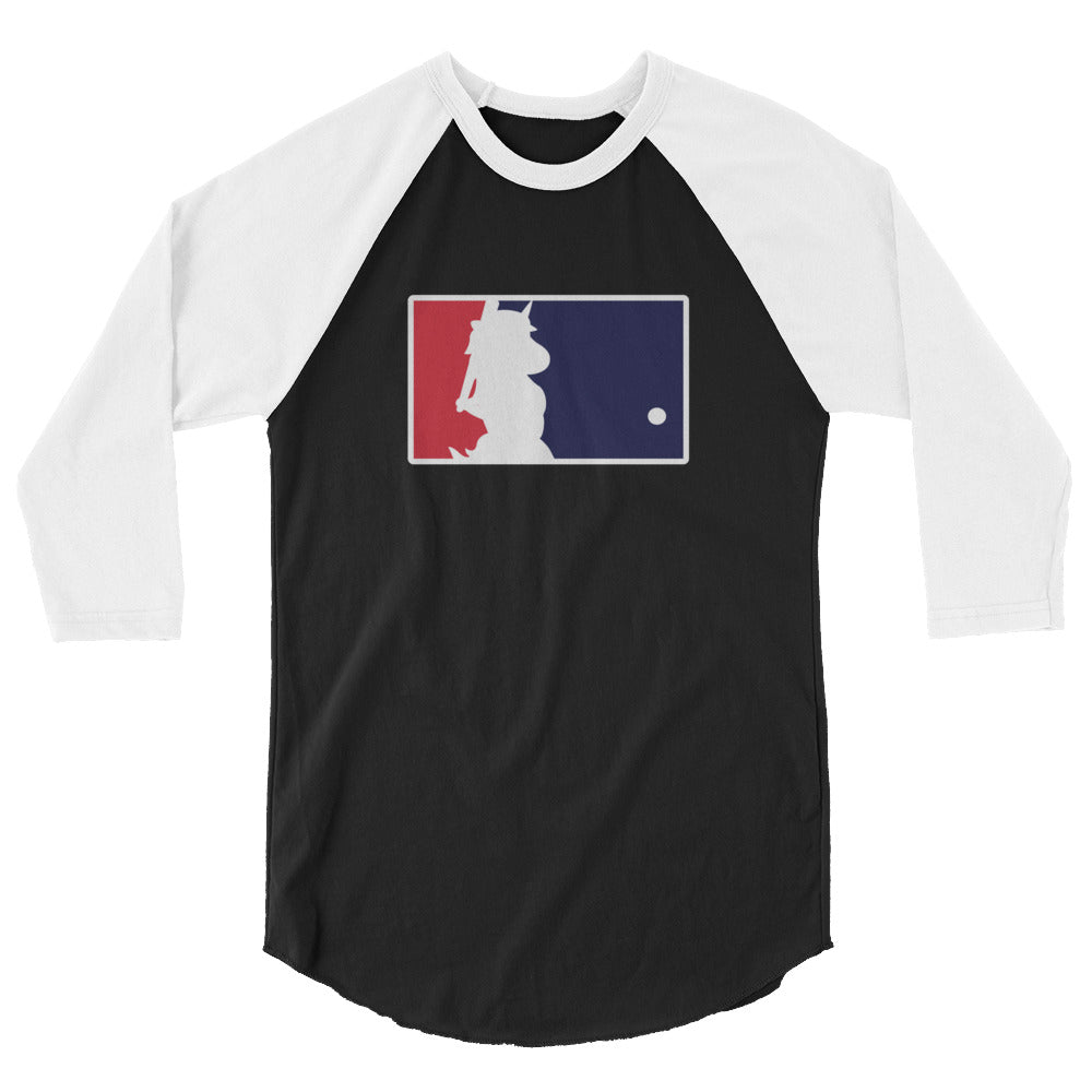 Unicorn Baseball 3/4 Sleeve Raglan Shirt by Sovereign