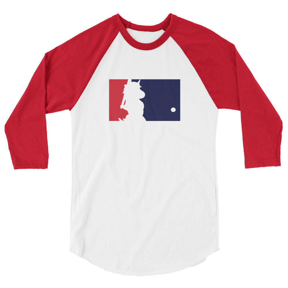 Unicorn Baseball 3/4 Sleeve Raglan Shirt by Sovereign