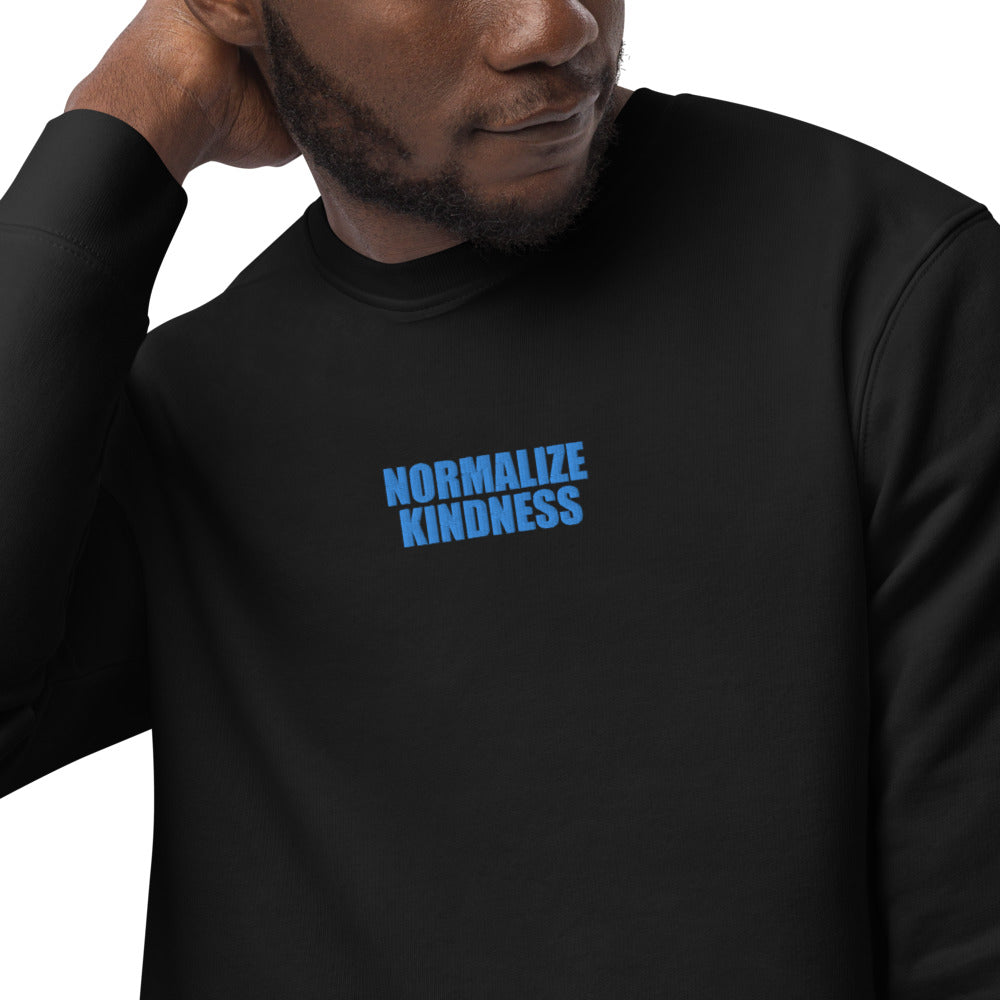 Normalize Kindness Unisex Embroidered Sweatshirt