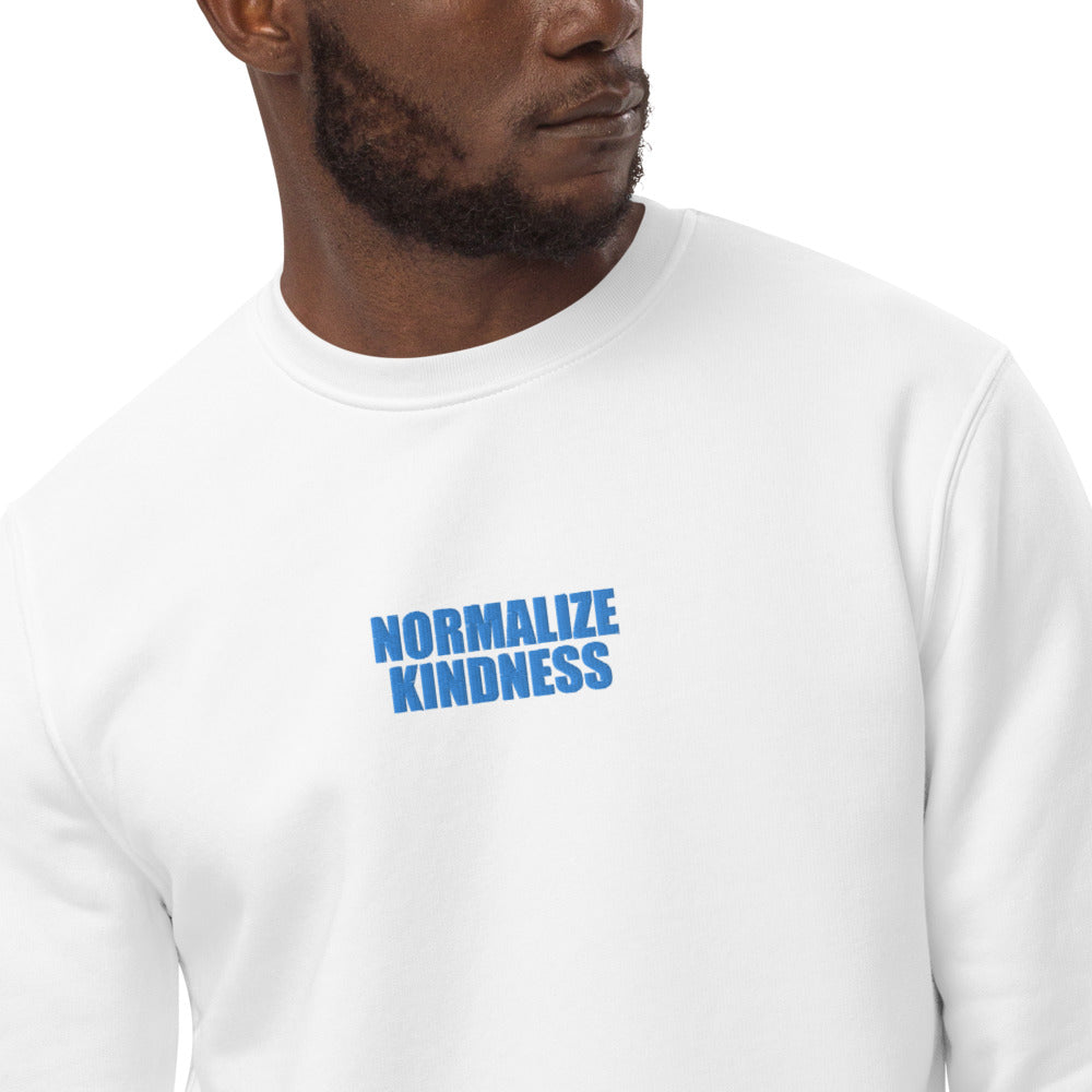 Normalize Kindness Unisex Embroidered Sweatshirt