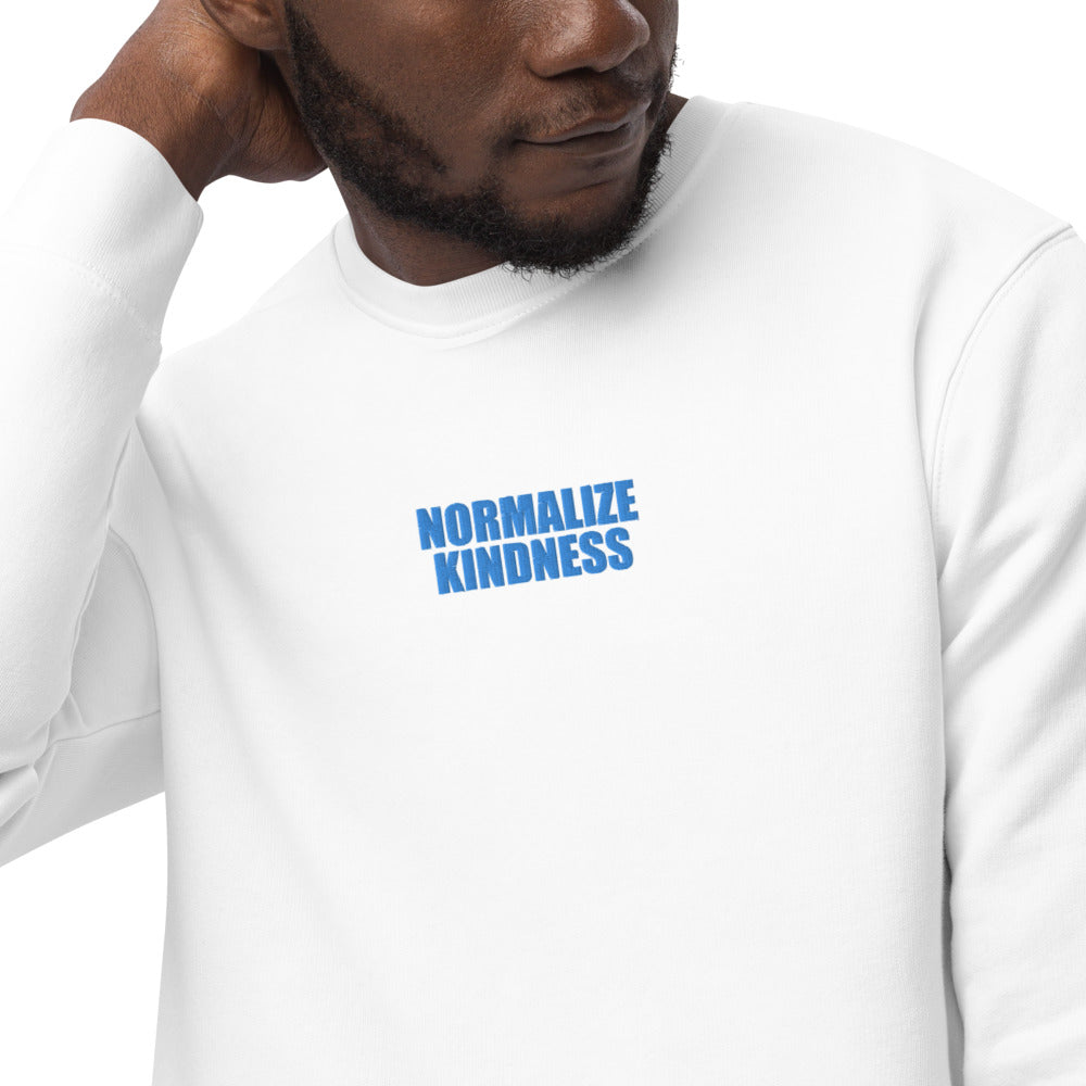 Normalize Kindness Unisex Embroidered Sweatshirt