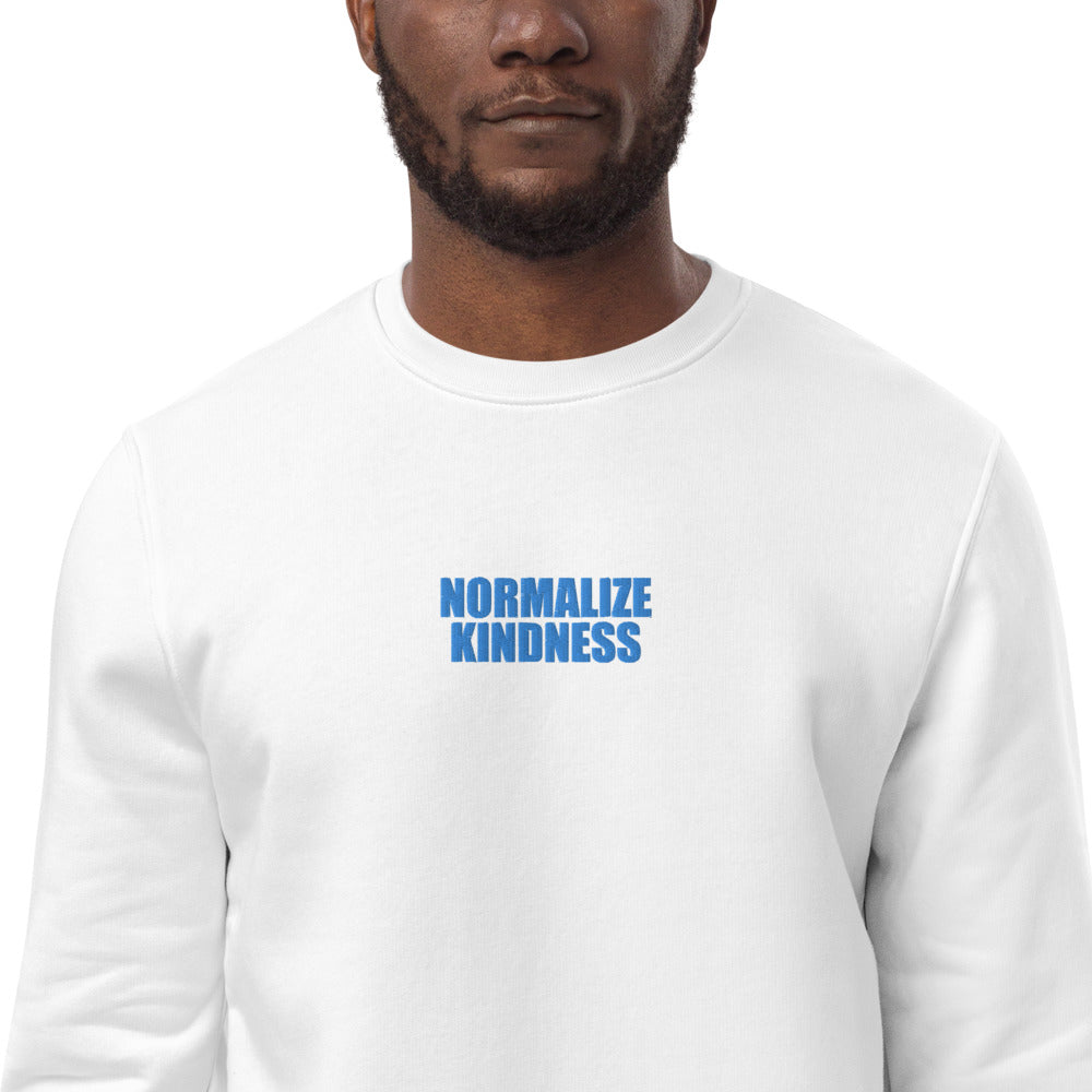 Normalize Kindness Unisex Embroidered Sweatshirt