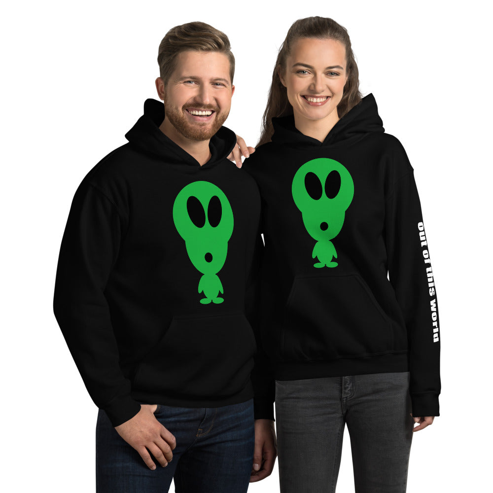 Out of this World Alien Unisex Hoodie by #unicorntrends