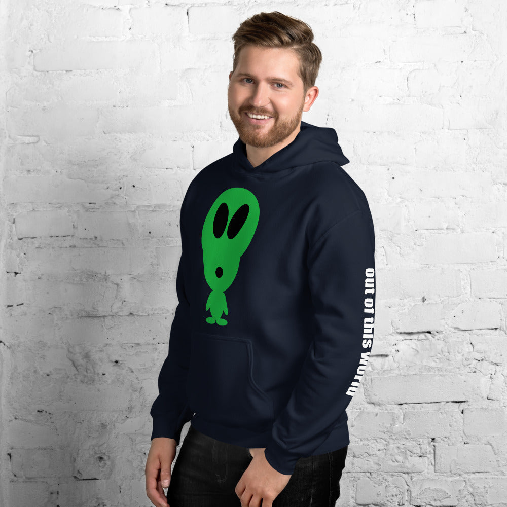 Out of this World Alien Unisex Hoodie by #unicorntrends